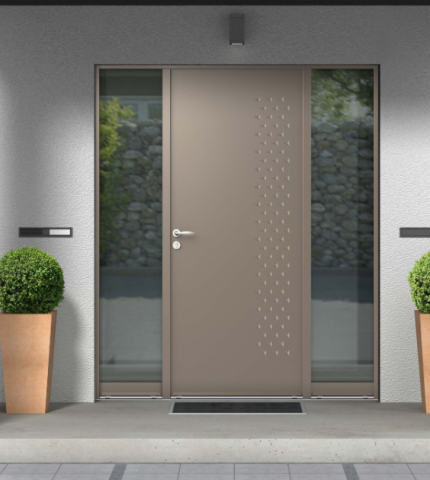 porte entre acier